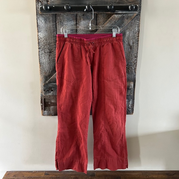 Women's Arc’teryx Linen & Cotton Cropped Pants - Size Sm 4-6 - Picture 1 of 6